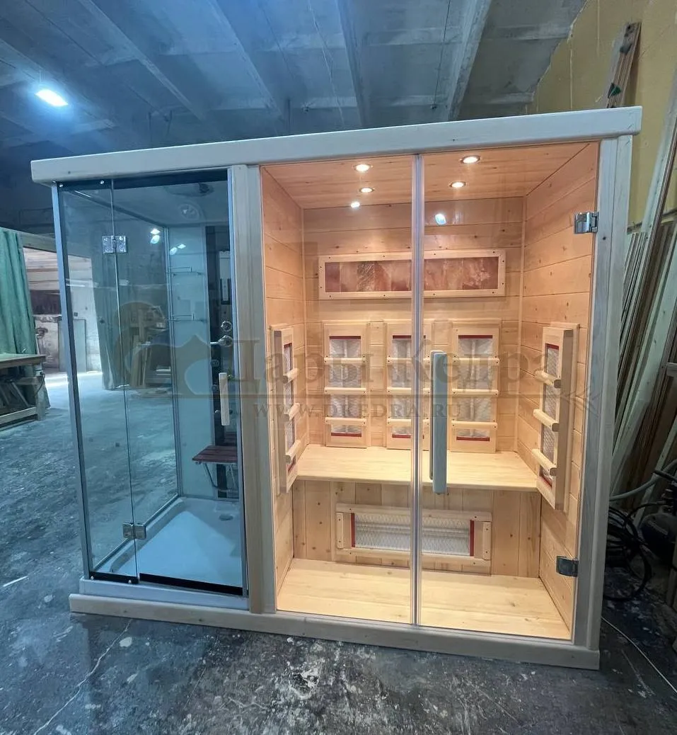 Комбинированная сауна с душевой